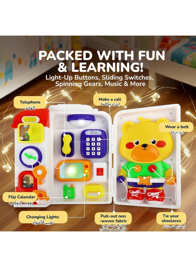 LBMT ألعاب مونتيسوري المزدحمة للصبيان والبنات بعمر 1+ سنة، 20‑في‑1 ألعاب مونتيسوري الموسيقية للأطفال الصغار بعمر 12+ شهرًا، لعبة مونتيسوري الحركية والتعليمية الدقيقة‑ للأطفال الصغار من 1 إلى 3 سنوات، هدية عيد ميلاد للصبيان والبنات بعمر 1+ سنة - Image 2